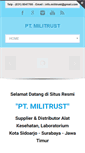 Mobile Screenshot of militrust.com